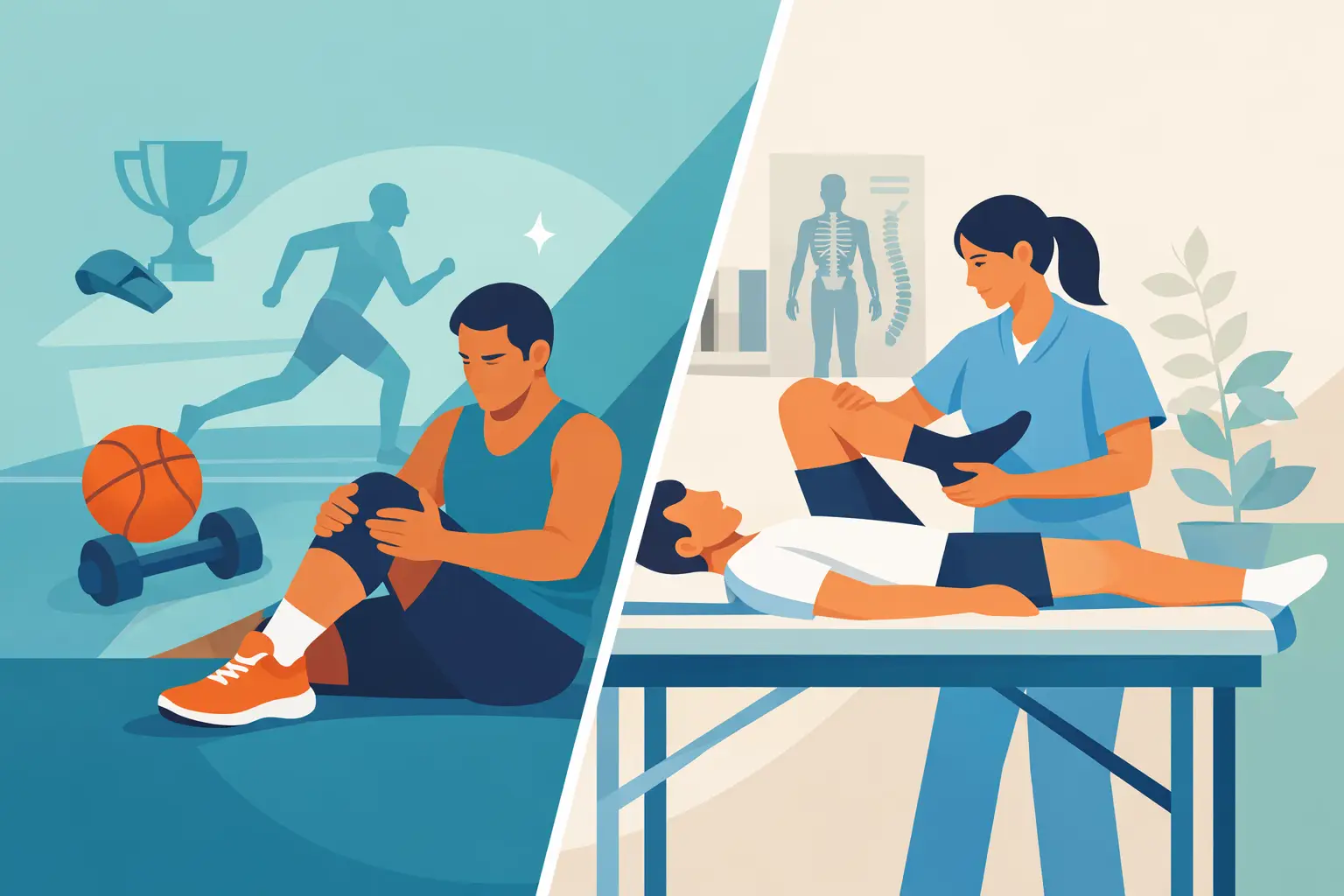 Sports Rehabilitation vs Physiotherapy